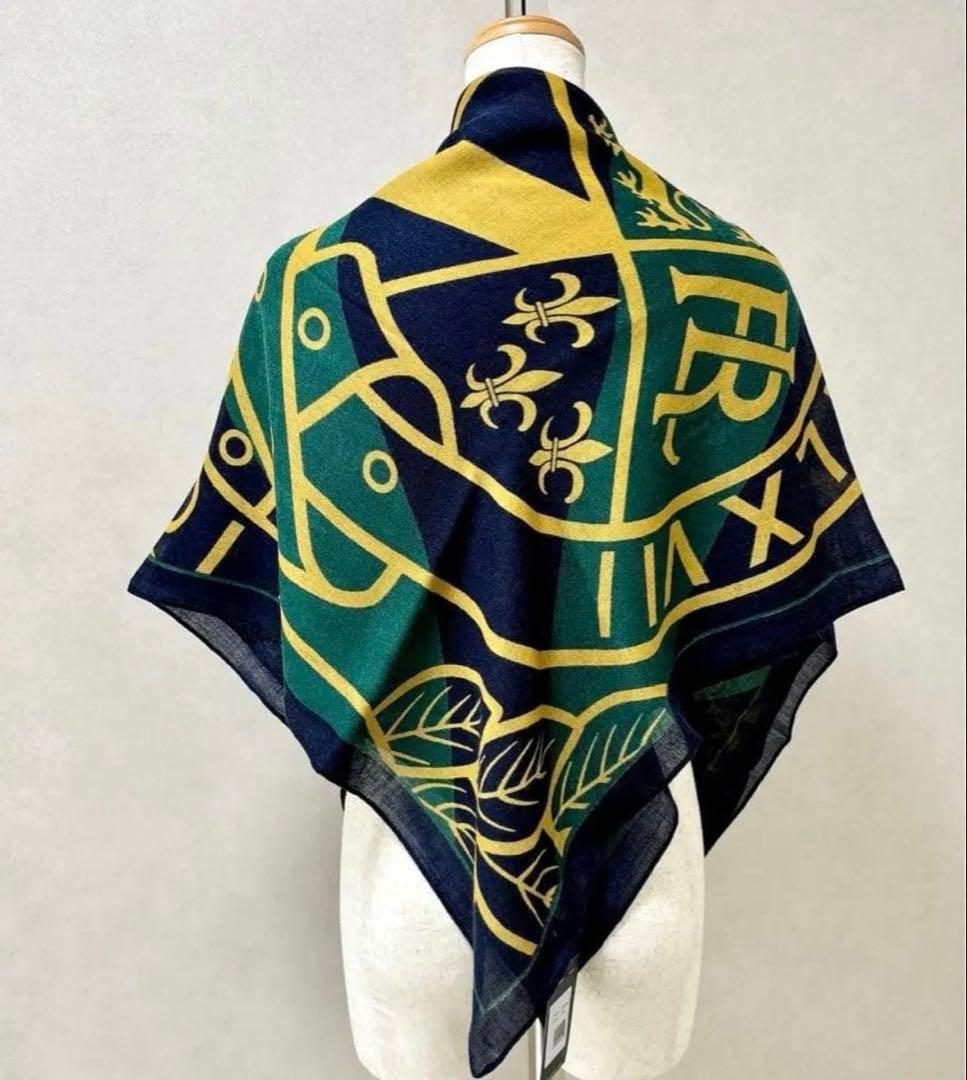 みんみ❤️未使用タグ付き❤️ポロラルフローレン❤️大判ストール　ウール　ネイビー