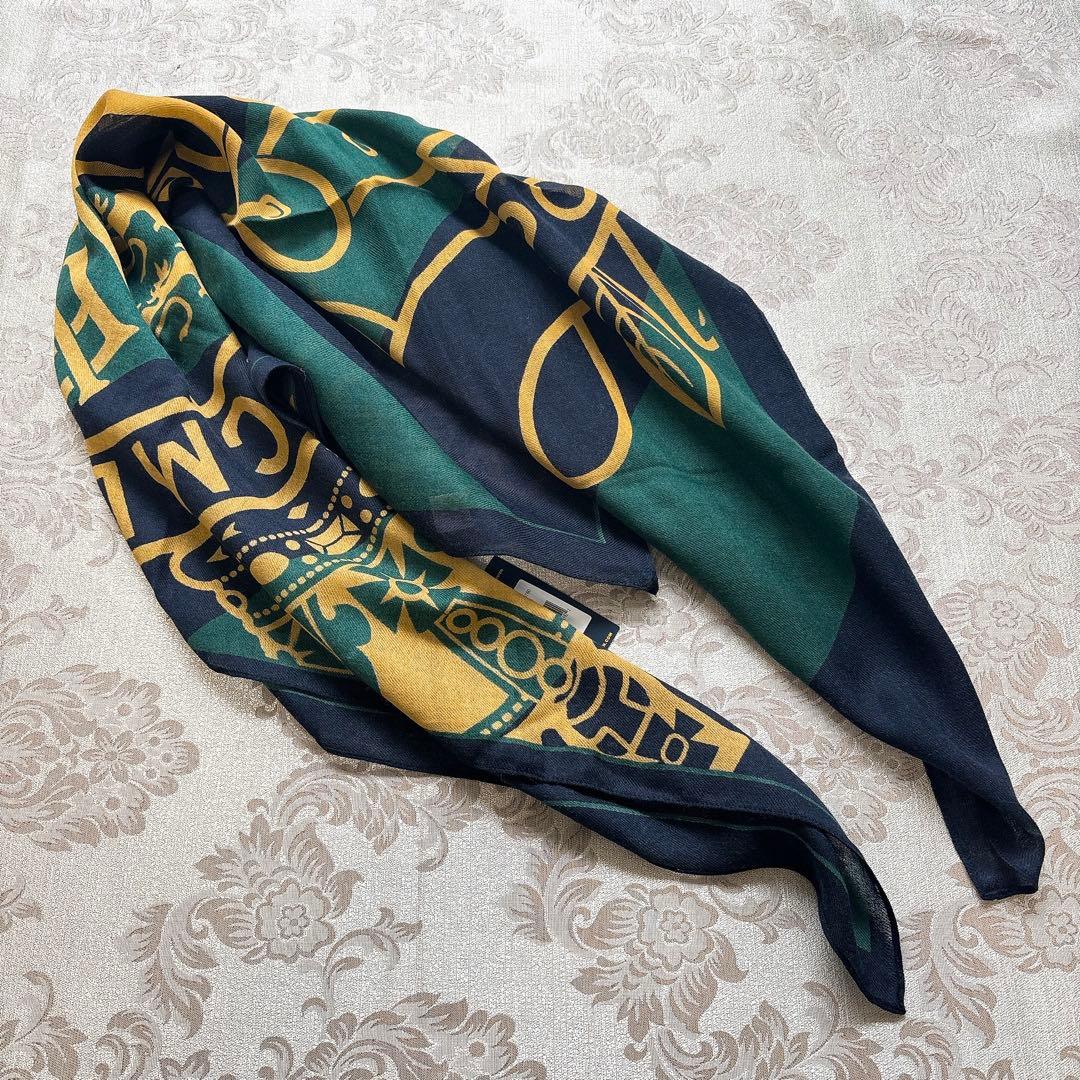 みんみ❤️未使用タグ付き❤️ポロラルフローレン❤️大判ストール　ウール　ネイビー