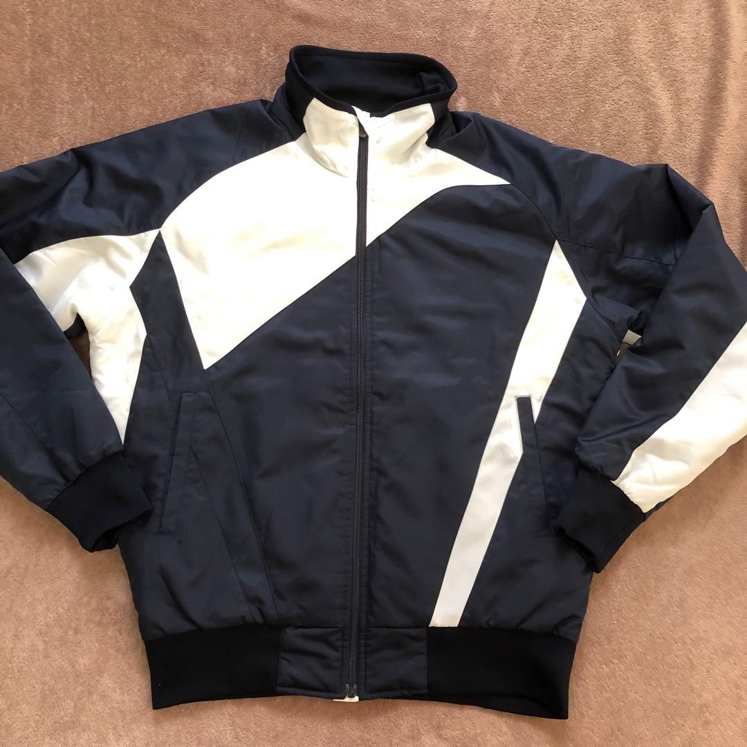 美品 ミズノ 野球ウェア グランドコート ジャケット 中綿 サイズO（XL相当）