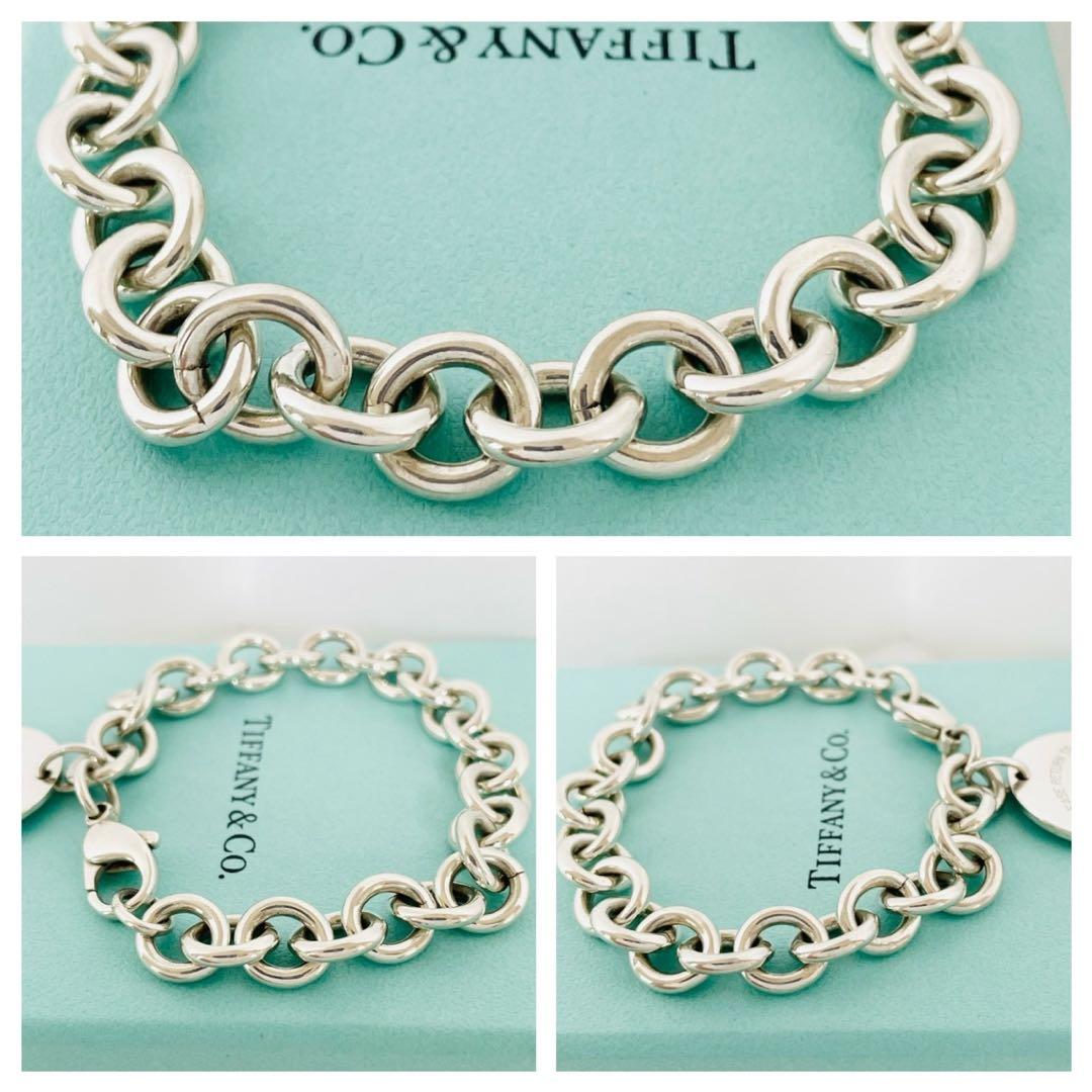 極美品✳︎ティファニー ブレスレット リターントゥ ラウンドタグ シルバー 925