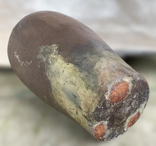 琉球焼の三耳締壷 大花瓶 高さ68cm 古民具 甕