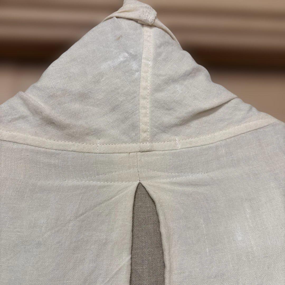 NAO 和田尚美さん麻の大人服　アイボリー✖️ベージュ　ロングコート