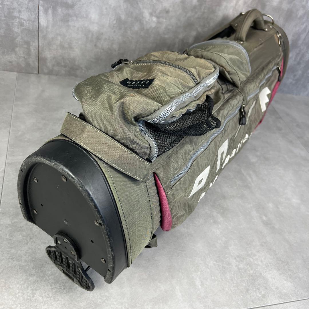 良品　オノフ　スタンド式キャディバッグ　7分割ポケット　メンズ　レディース