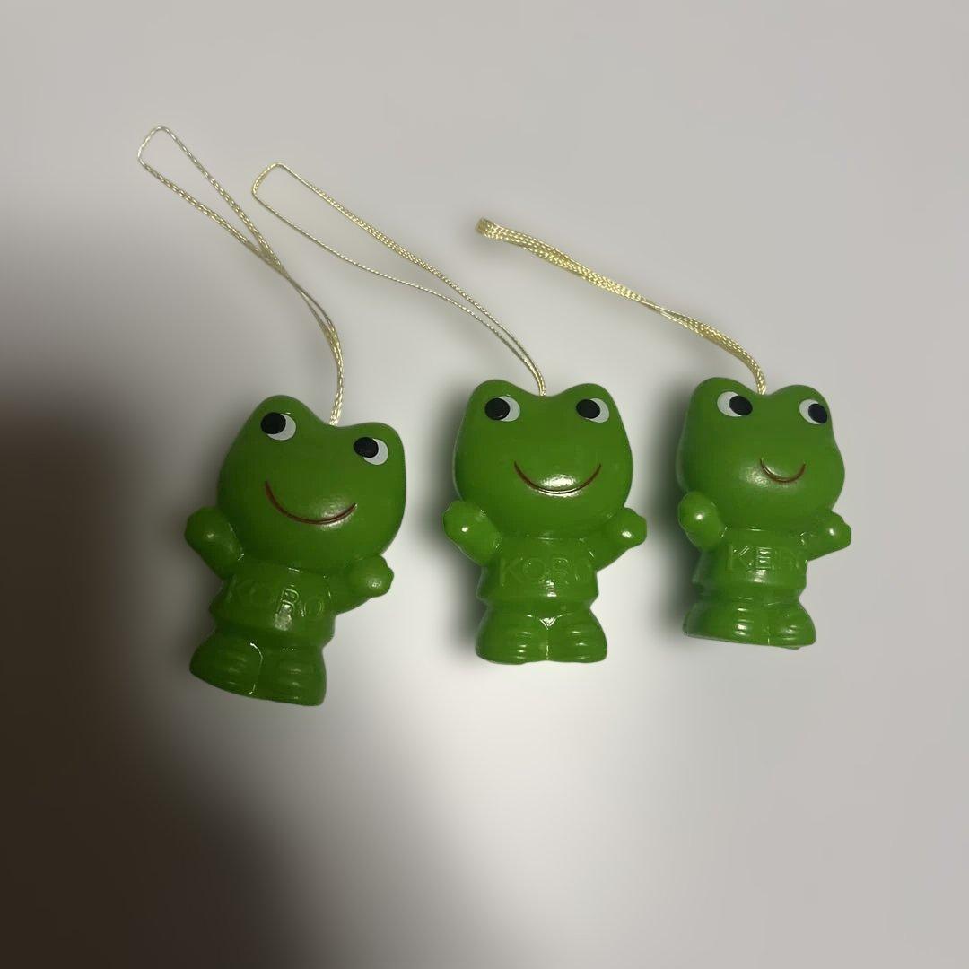 コルゲンコーワ ケロちゃん コロちゃん 3個セット ソフビ 指人形