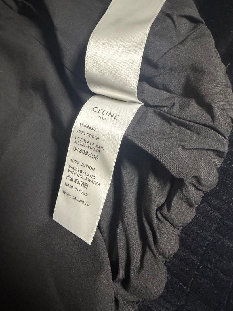 CELINE トラックジャケット　ベロア　セリーヌ　ベルベット