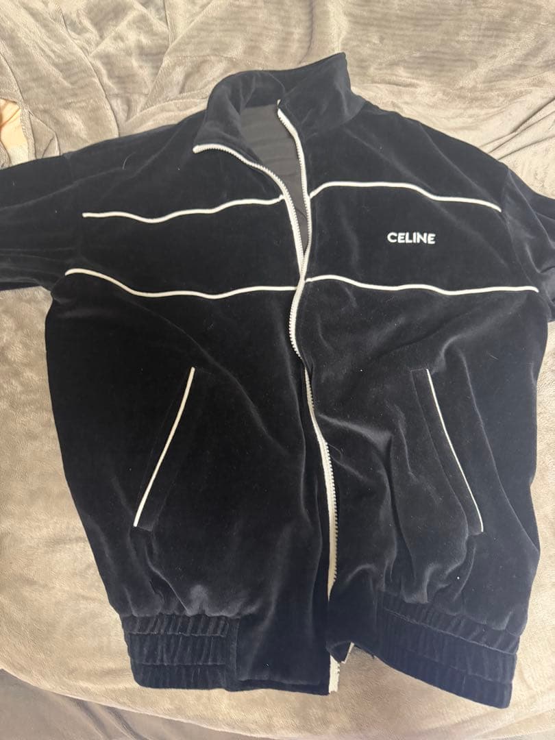 CELINE トラックジャケット　ベロア　セリーヌ　ベルベット