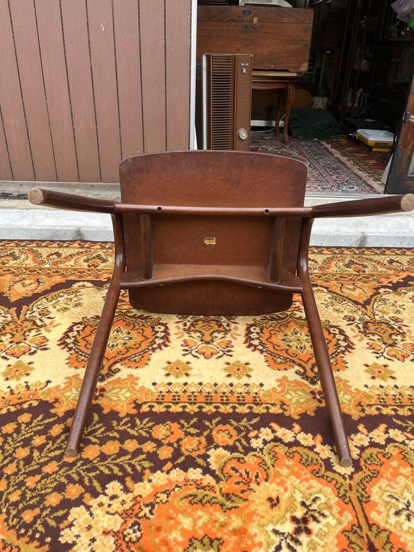 希少 HSK 飛騨産業 キツツキ アイガー サイドテーブル 昭和レトロ 当時物