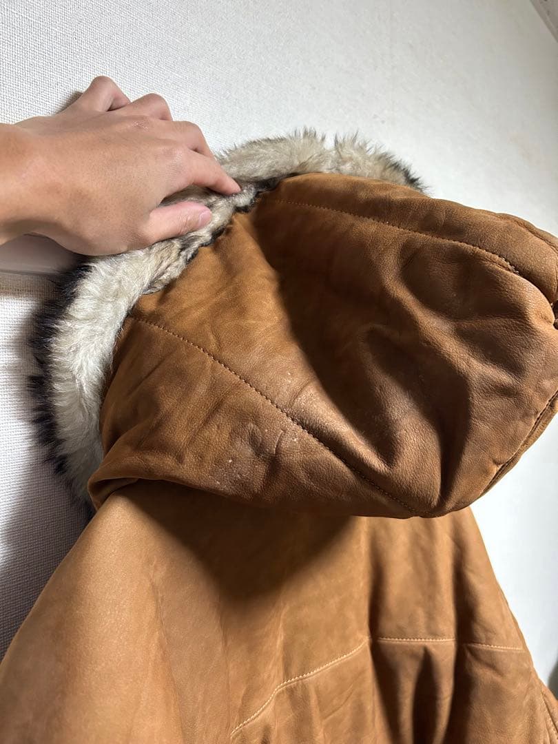 90s ICEBERG レザーボンバージャケット