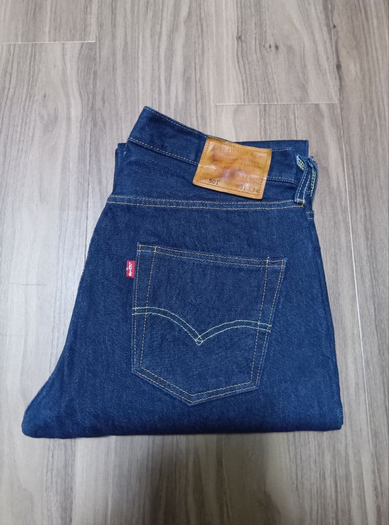 【超美品】リーバイス501　W31　アメリカ製　リジッド　セルビッチ(赤耳)