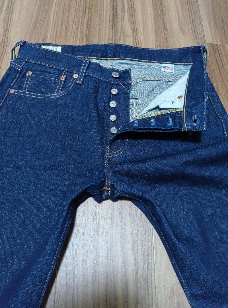 【超美品】リーバイス501　W31　アメリカ製　リジッド　セルビッチ(赤耳)