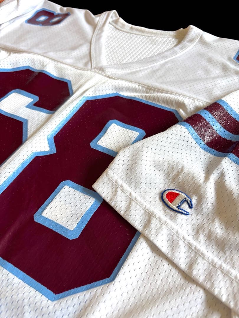 【USA製】champion フットボールシャツ/ゲームシャツ 80's~