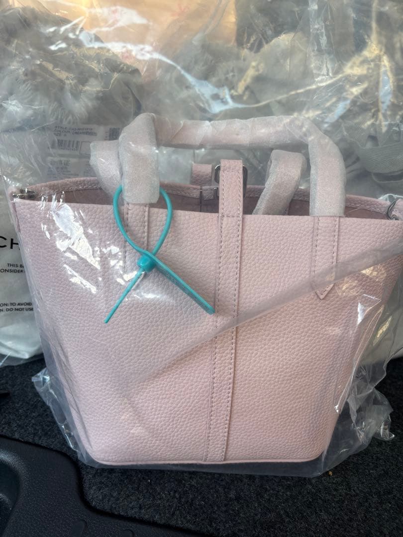 Beryl ベリル リサイクルレザーバケツバッグ ピンク