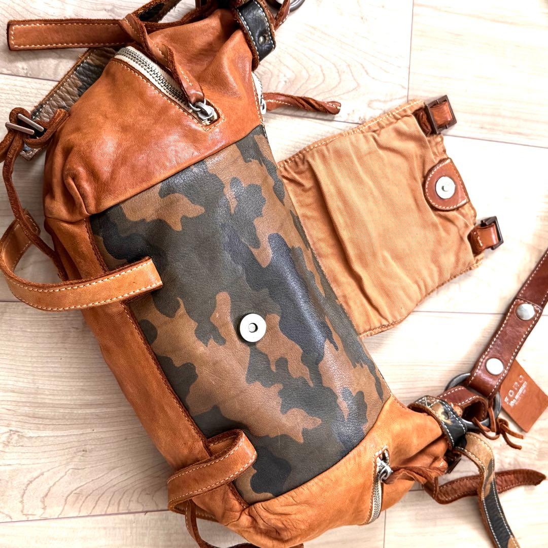 REALMIND リアルマインドFORDボディバッグLILY リリー　本革レザー