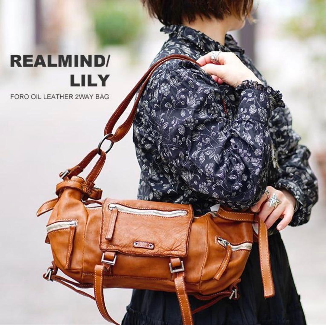 REALMIND リアルマインドFORDボディバッグLILY リリー　本革レザー