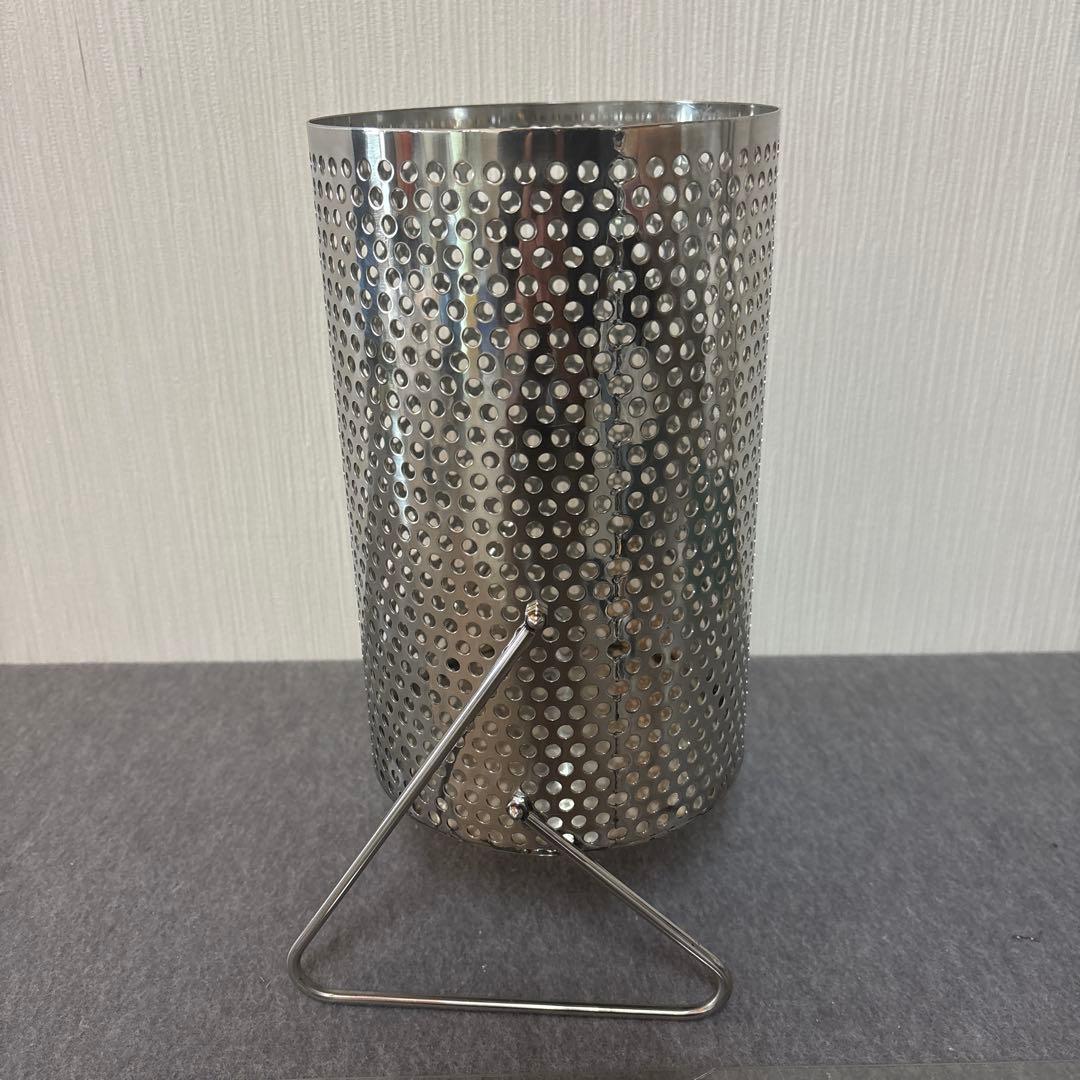 ハンドメイドステンレス製焚き火バケット