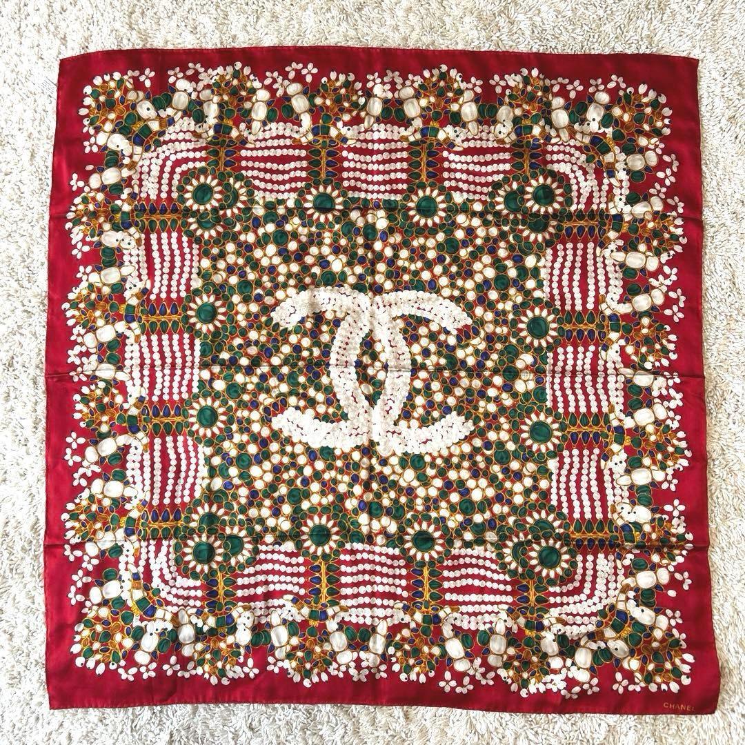 シャネル　CHANEL スカーフ　大判　ストール　96×97（cm）S439