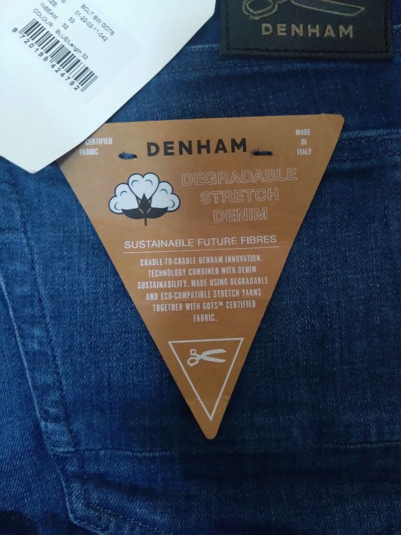 【新品】DENHAM W:33 L:32 定価36,300円