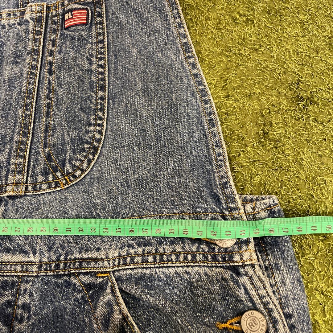 ラルフローレン　ビンテージ　オーバーオール　サロペット　古着　国旗