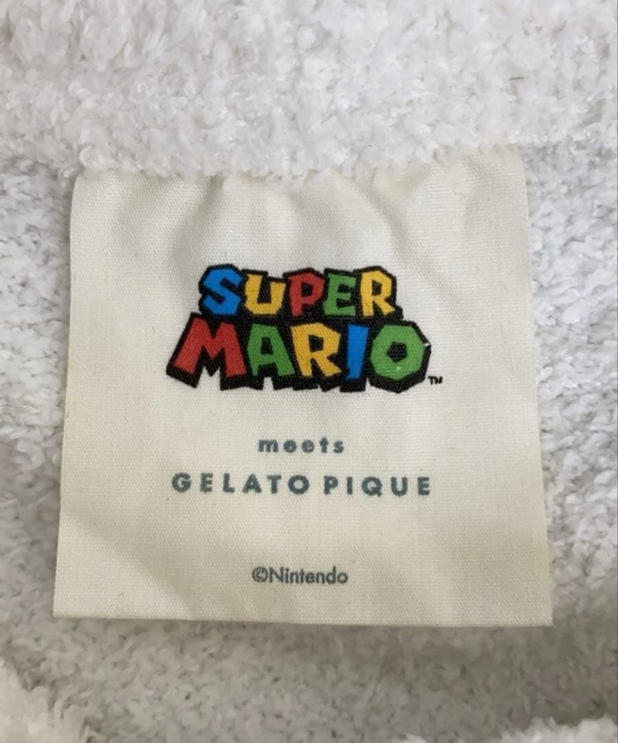 【新品未使用】ジェラートピケ スーパーマリオ ジャガードショールカーディガン