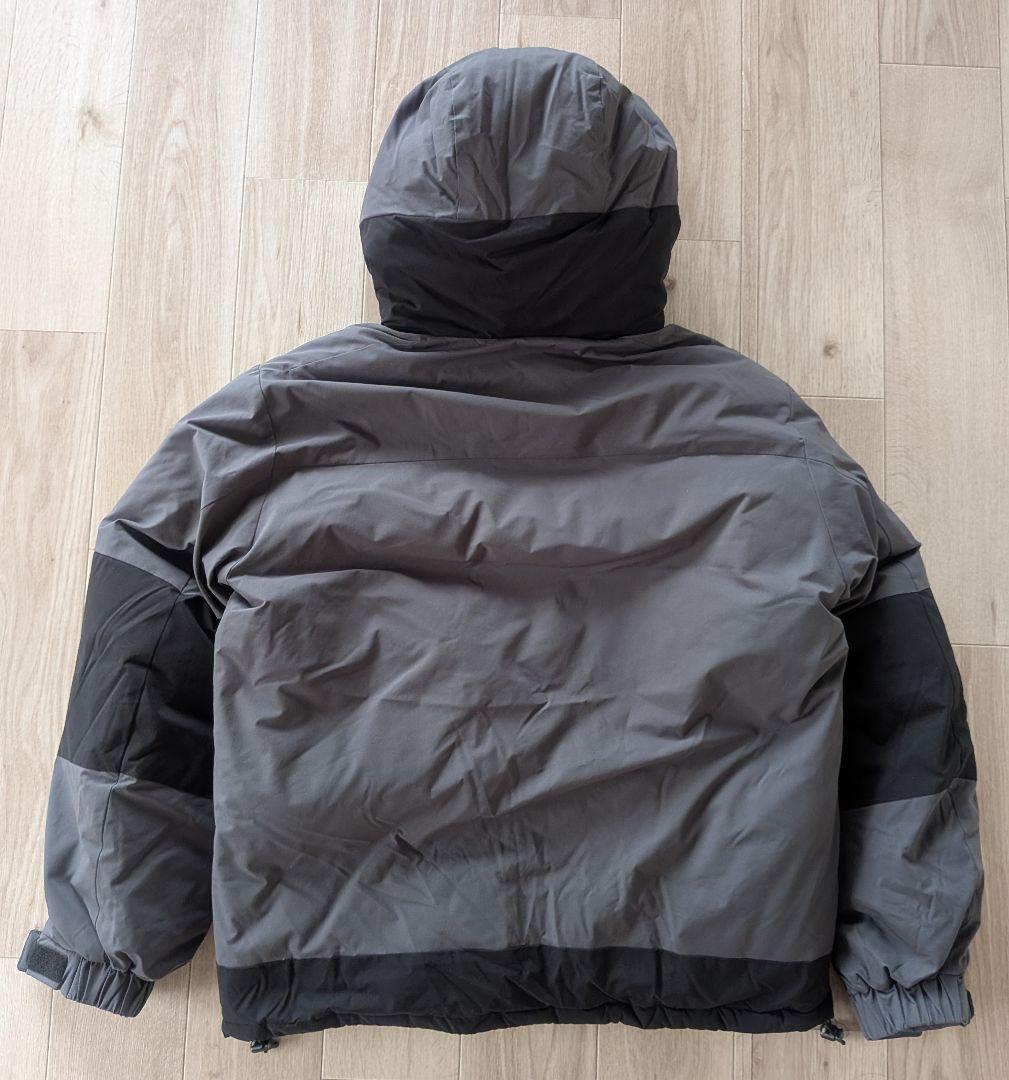 ファーストダウン パネルショートダウン グレー L ほぼ新品