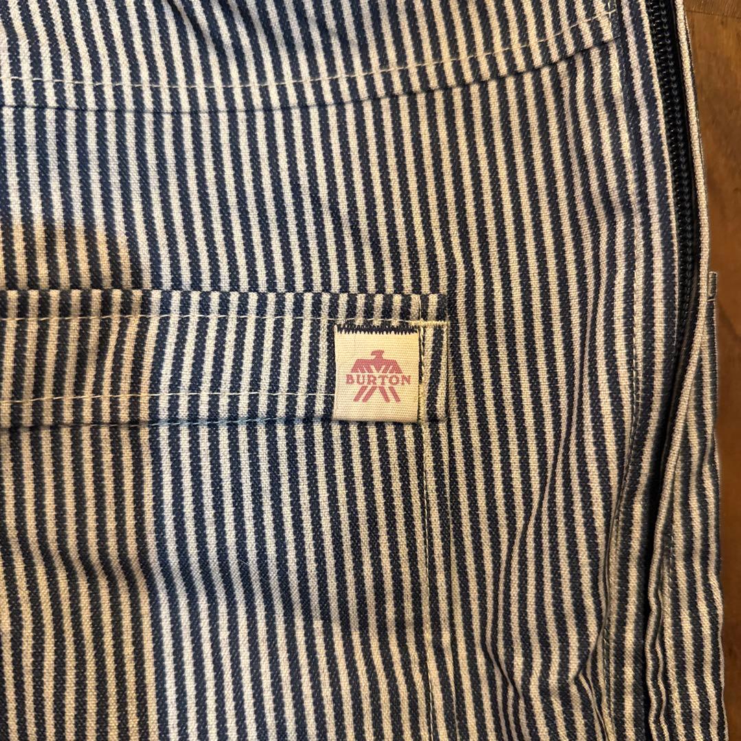 バートン　ストライプ オーバーオール スノボ