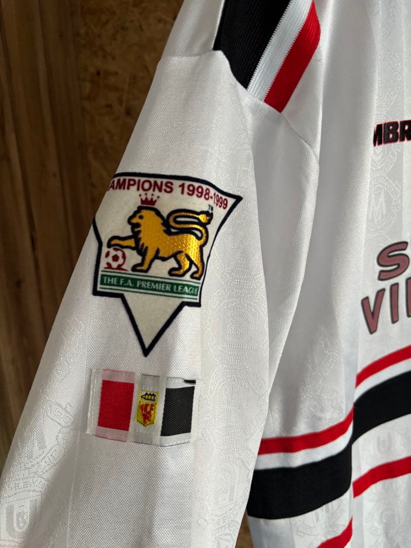 97-99マンチェスターユナイテッド7番ベッカム/長袖ユニフォームXL