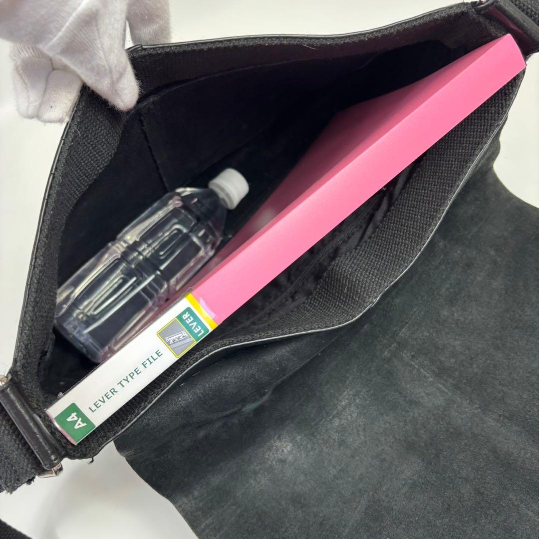 希少✨オールドgapオールレザーバッグメッセンジャーバッグ　ブラック