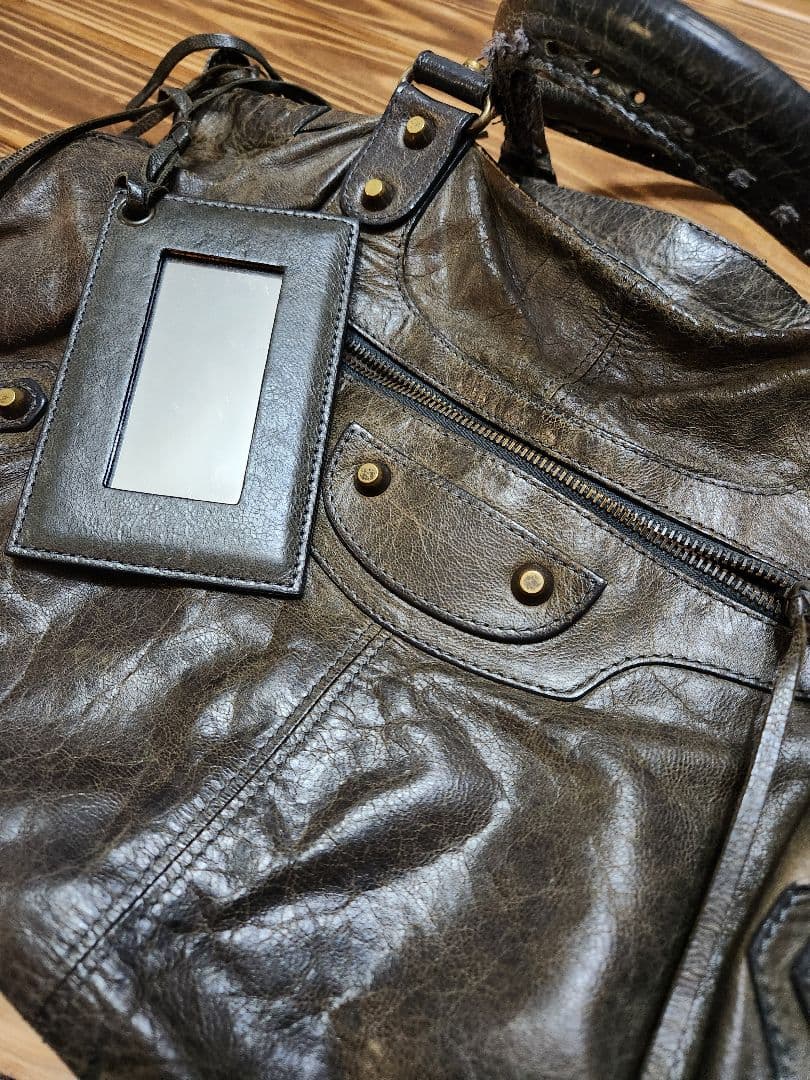 希少 BALENCIAGA バレンシアガ ザ ワーク work グレー