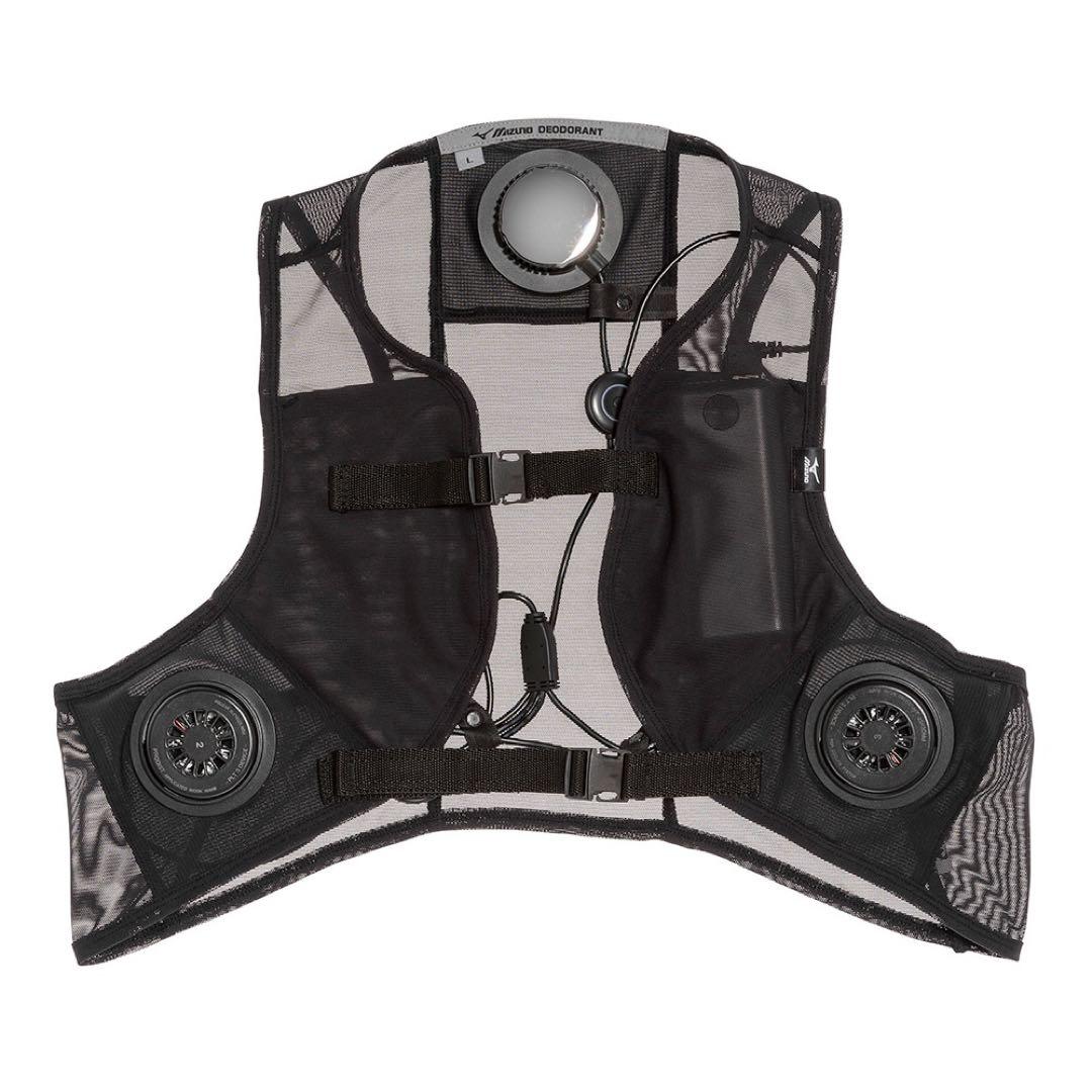 ミズノ アイスタッチデバイスベスト L/ペルチェデバイス3個/バッテリー セット