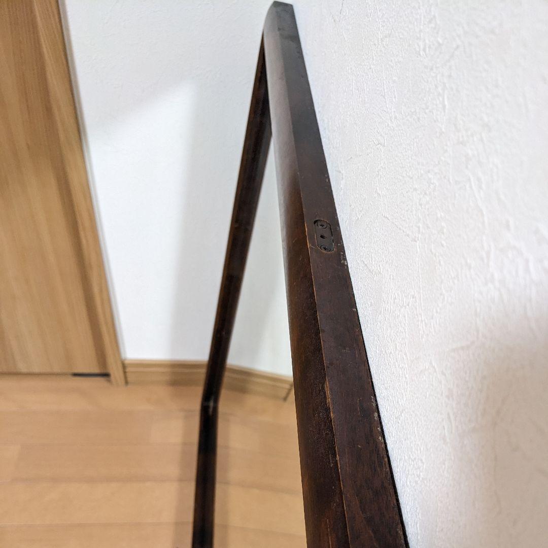 ミエ ミラー姿見 鏡 アンティーク木製 銅引鏡 特大全身ヴィンテージ