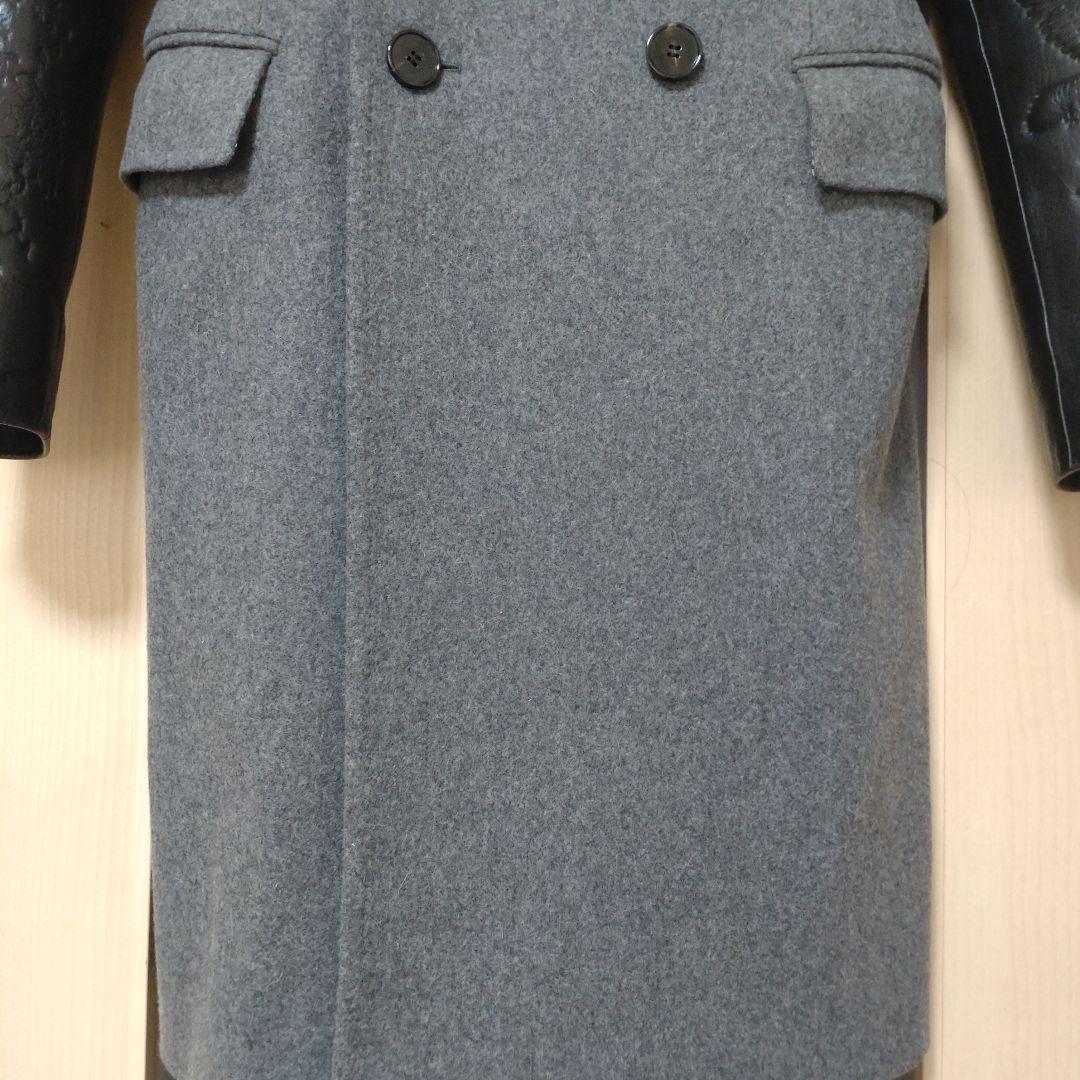 Jean Paul GAULTIERコ―ト／レザー切替／タトゥー／イタリア製希少