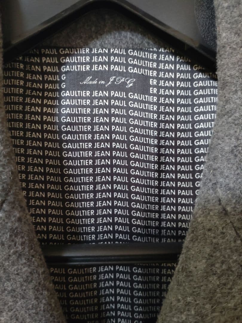 Jean Paul GAULTIERコ―ト／レザー切替／タトゥー／イタリア製希少