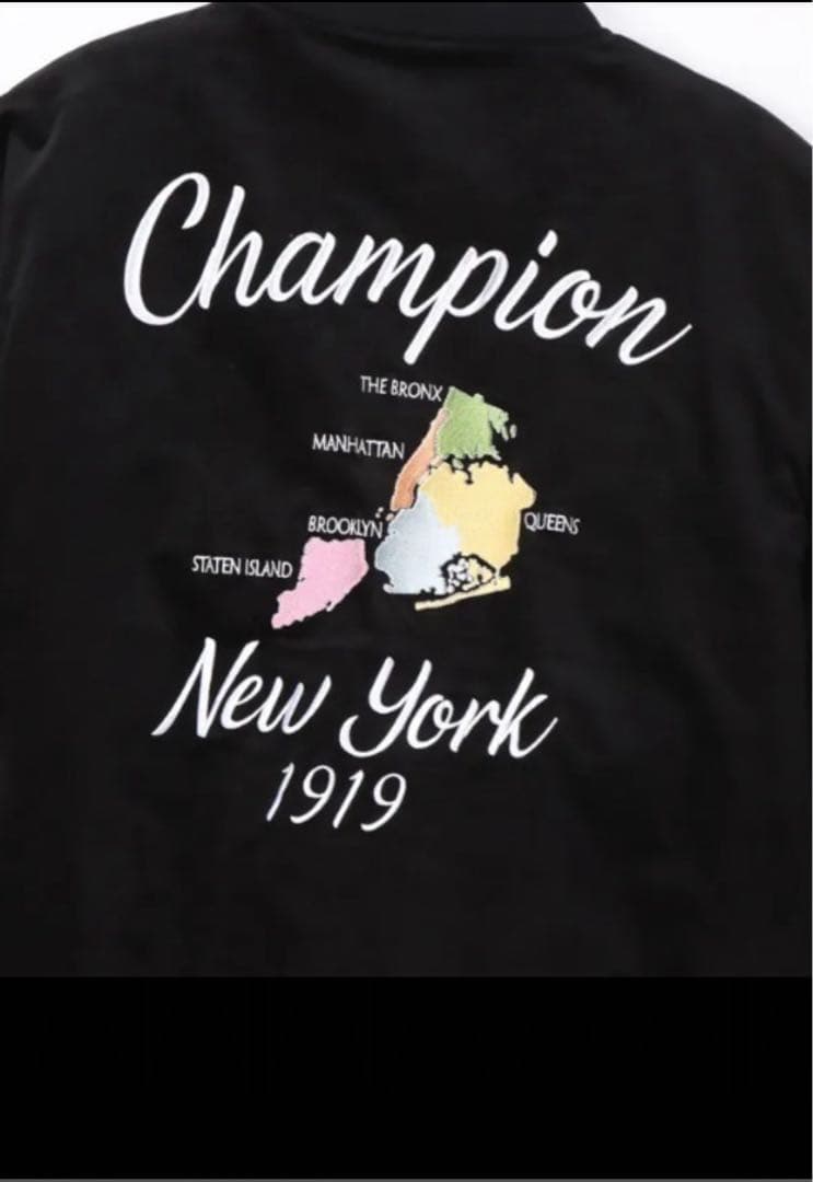 Champion NEW YORK SOUVENIR JACKET メンズ