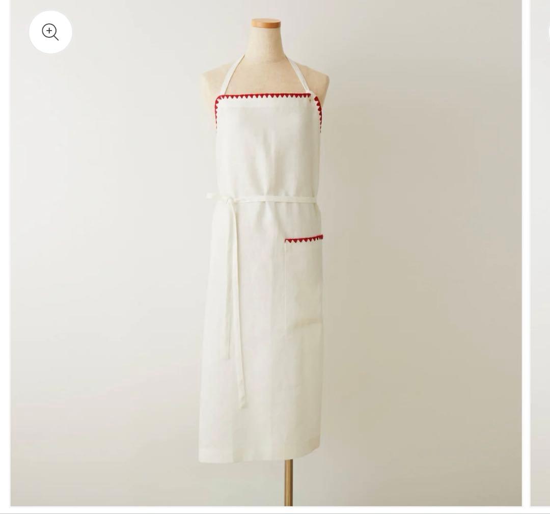 【新品】【新作】⭐️エプロン⭐️TAKIMAKI ⭐️タキマキ⭐️ホワイト　クロス付