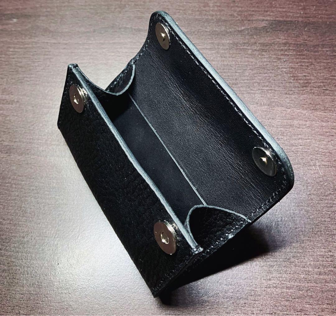 タクマ 最高級革 総手縫 xyzケース 本革 レザー トリコロール