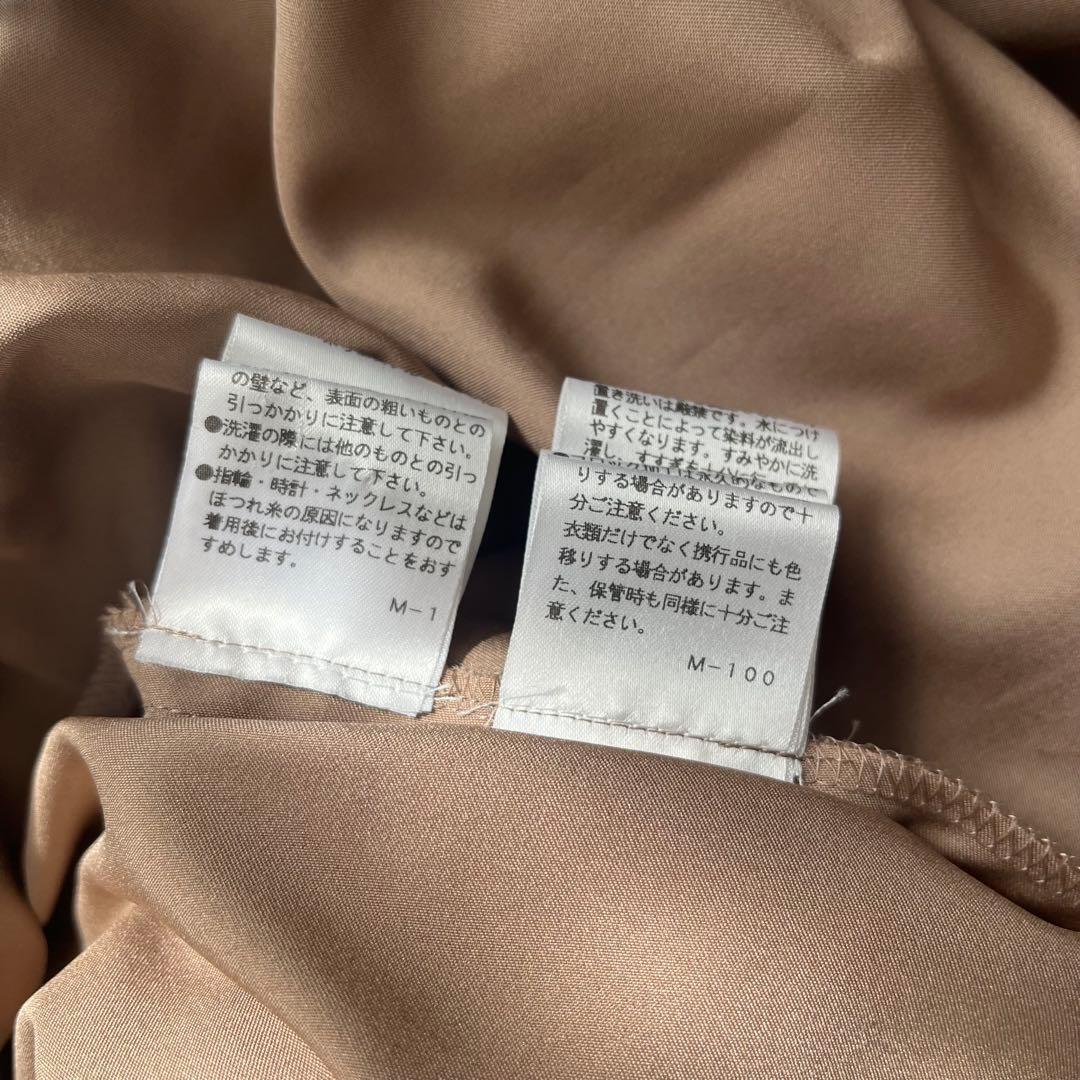 美品　M'S GRACY ローズフロッキー総柄ワンピース　ウエストリボン付　40