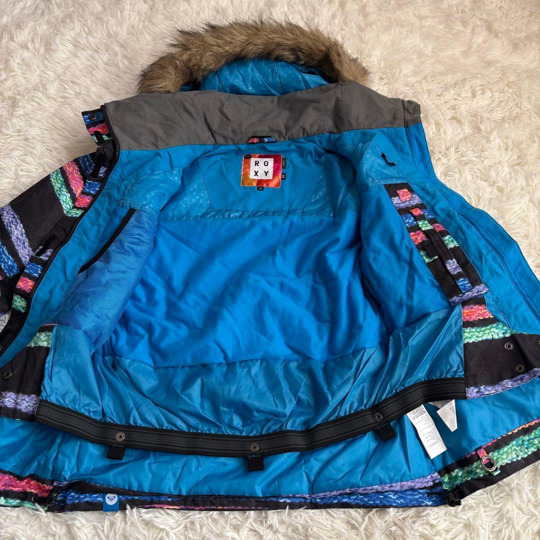 美品 ROXY スノーボードジャケット Mサイズ　アシックスarg パンツL