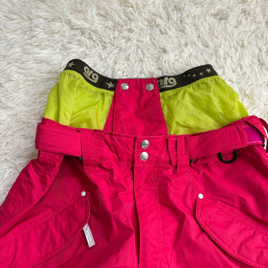 美品 ROXY スノーボードジャケット Mサイズ　アシックスarg パンツL