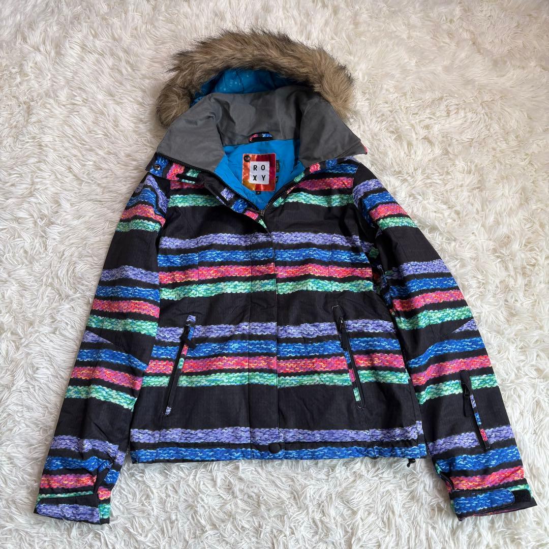 美品 ROXY スノーボードジャケット Mサイズ　アシックスarg パンツL