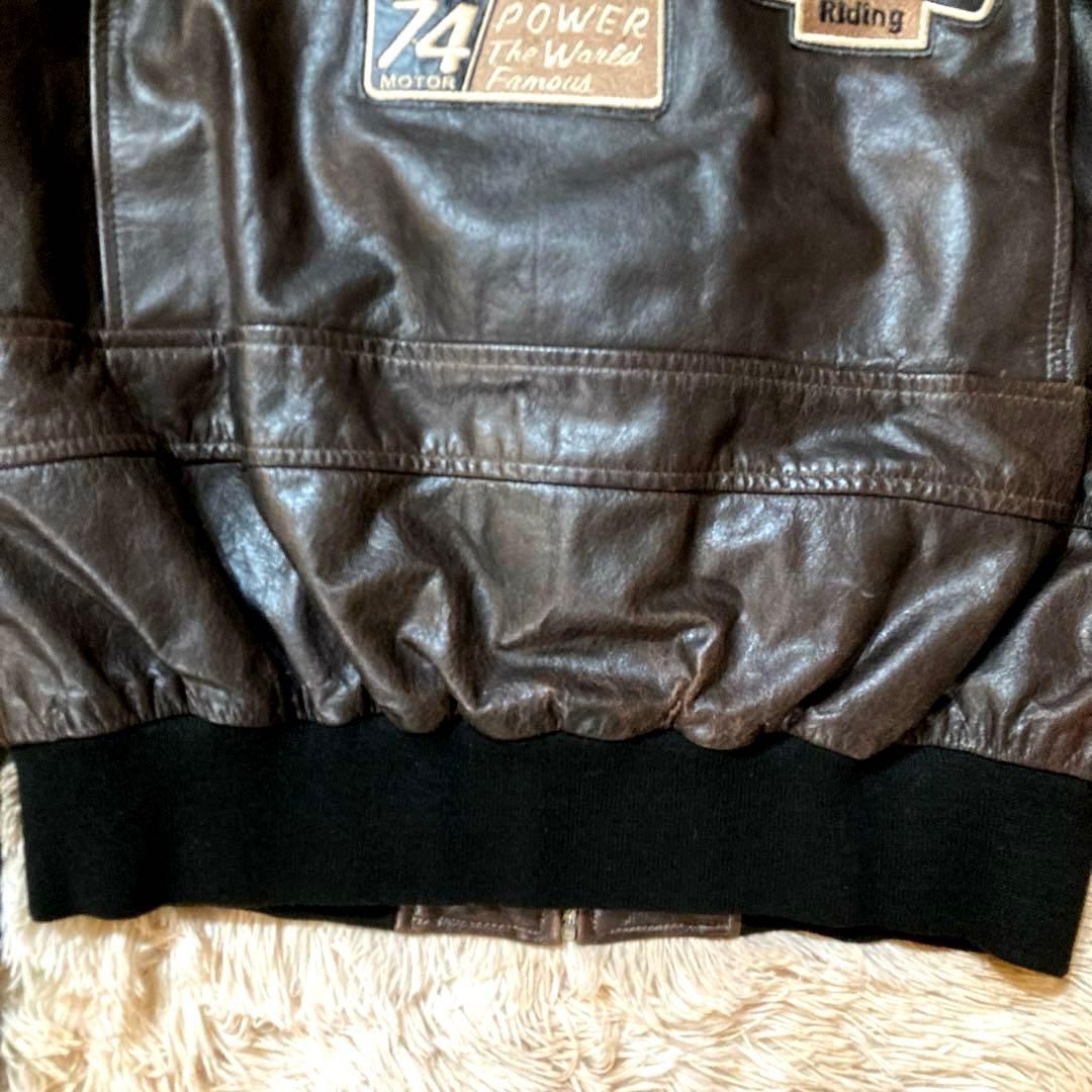 【良品】デグナー　G-1タイプ　カウレザーライダース ビッグサイズ　XL