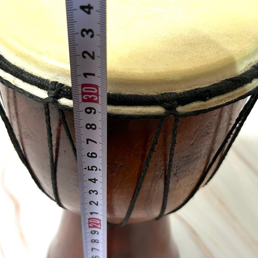 【美品】ジャンベ 17.5cm×31cm 1.27kg★ジェンベ　太鼓★民族楽器