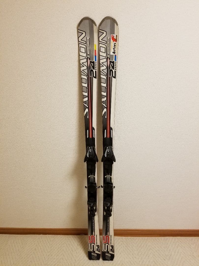 サロモン 24R POWER スキー板 162cm ビンディング付 スキー板 サロモン