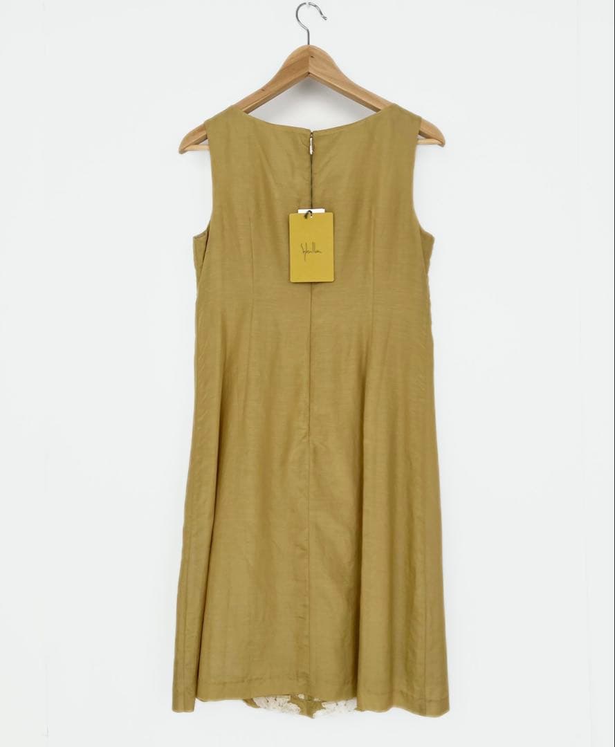 未使用タグ付 Sybilla シビラ レース刺繍 シルク ワンピース L