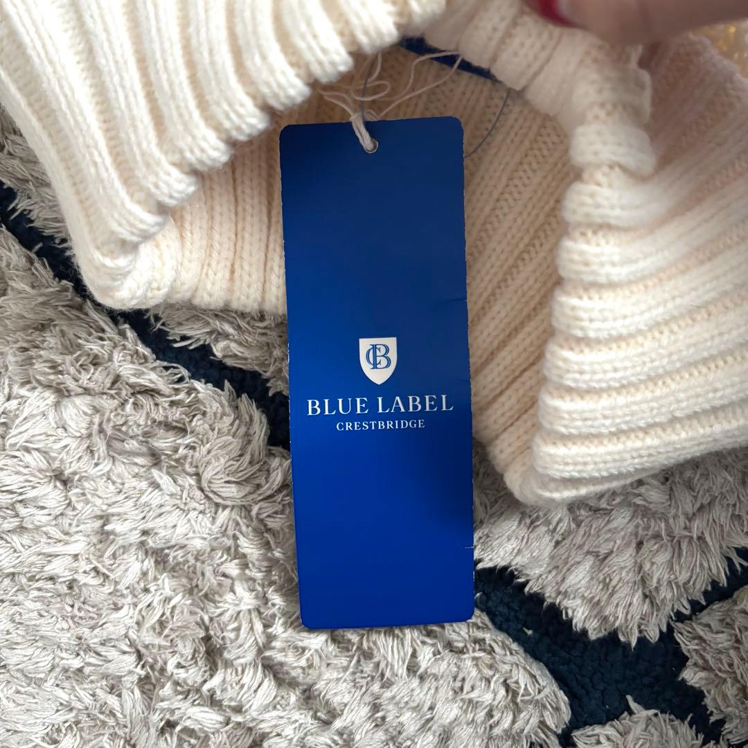 【タグ付き✨】ブルーレーベルクレストブリッジ　ニットワンピース　ケーブルニット