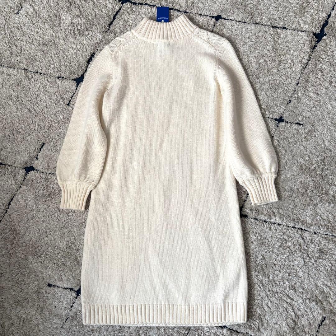 【タグ付き✨】ブルーレーベルクレストブリッジ　ニットワンピース　ケーブルニット