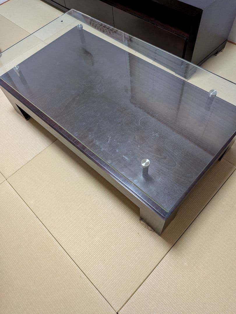 クラスティーナ　TVボード・チェスト・ガラステーブル　３点セット