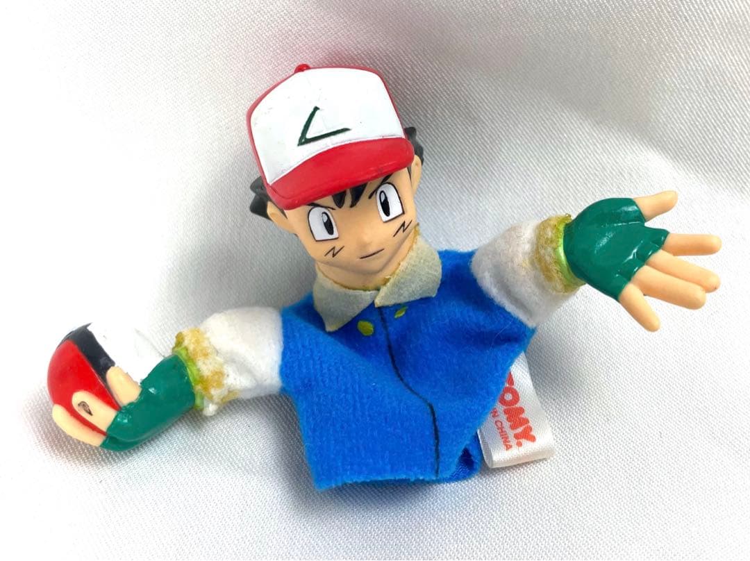 アニメ ポケモン サトシ 指人形 当時物 TOMY アニポケ 主人公 - メルカリ
