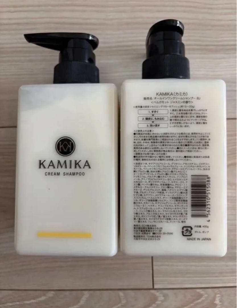 KAMIKA カミカ オールインワンクリームシャンプー 本体400g×3個