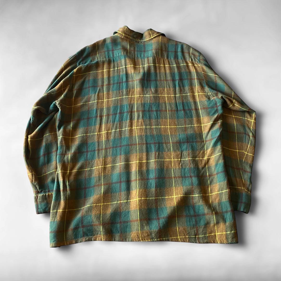 60s〜ARROW CHEVELLA rayon plaid shirt 好配色