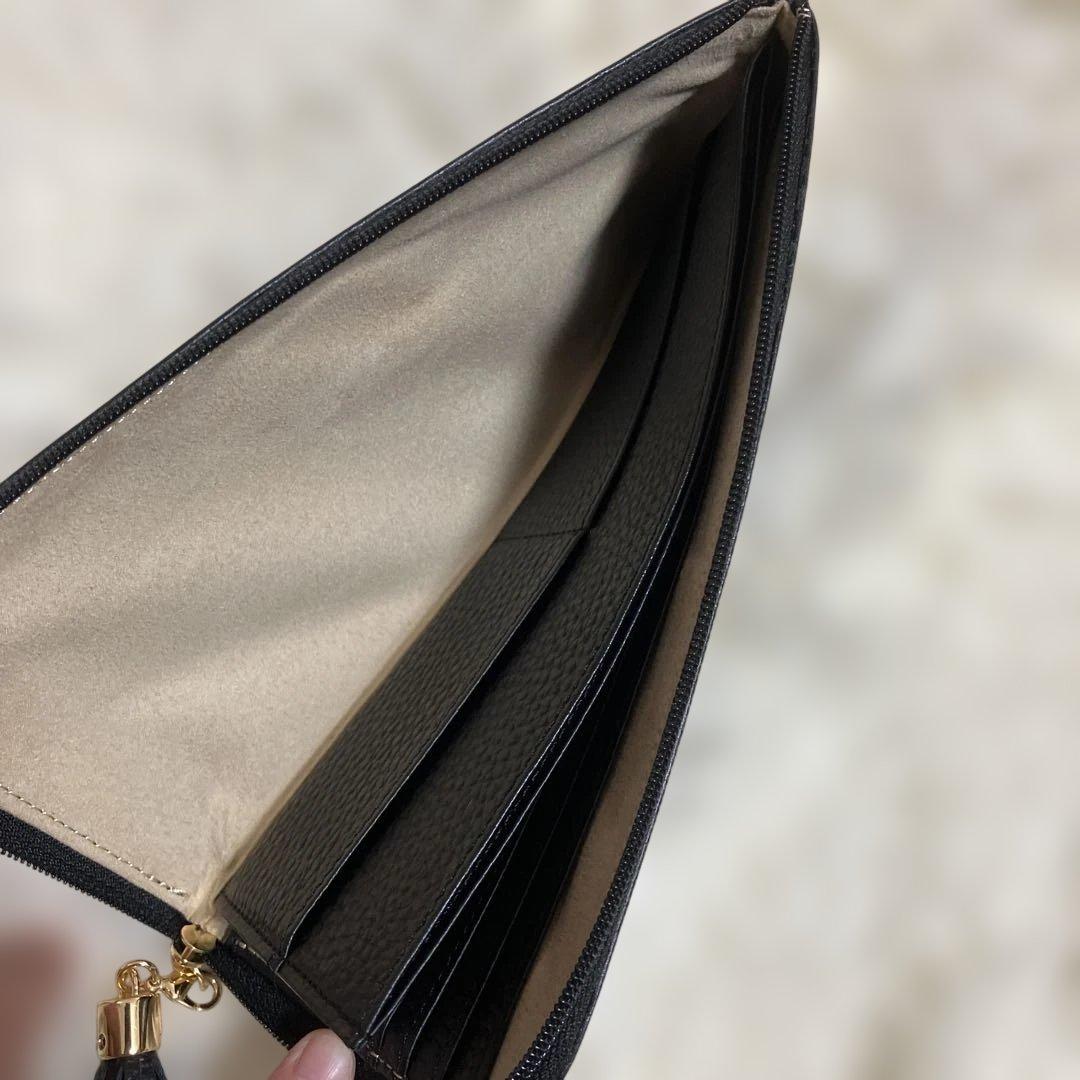 ATAO limoケリー 黒 レザー 長財布